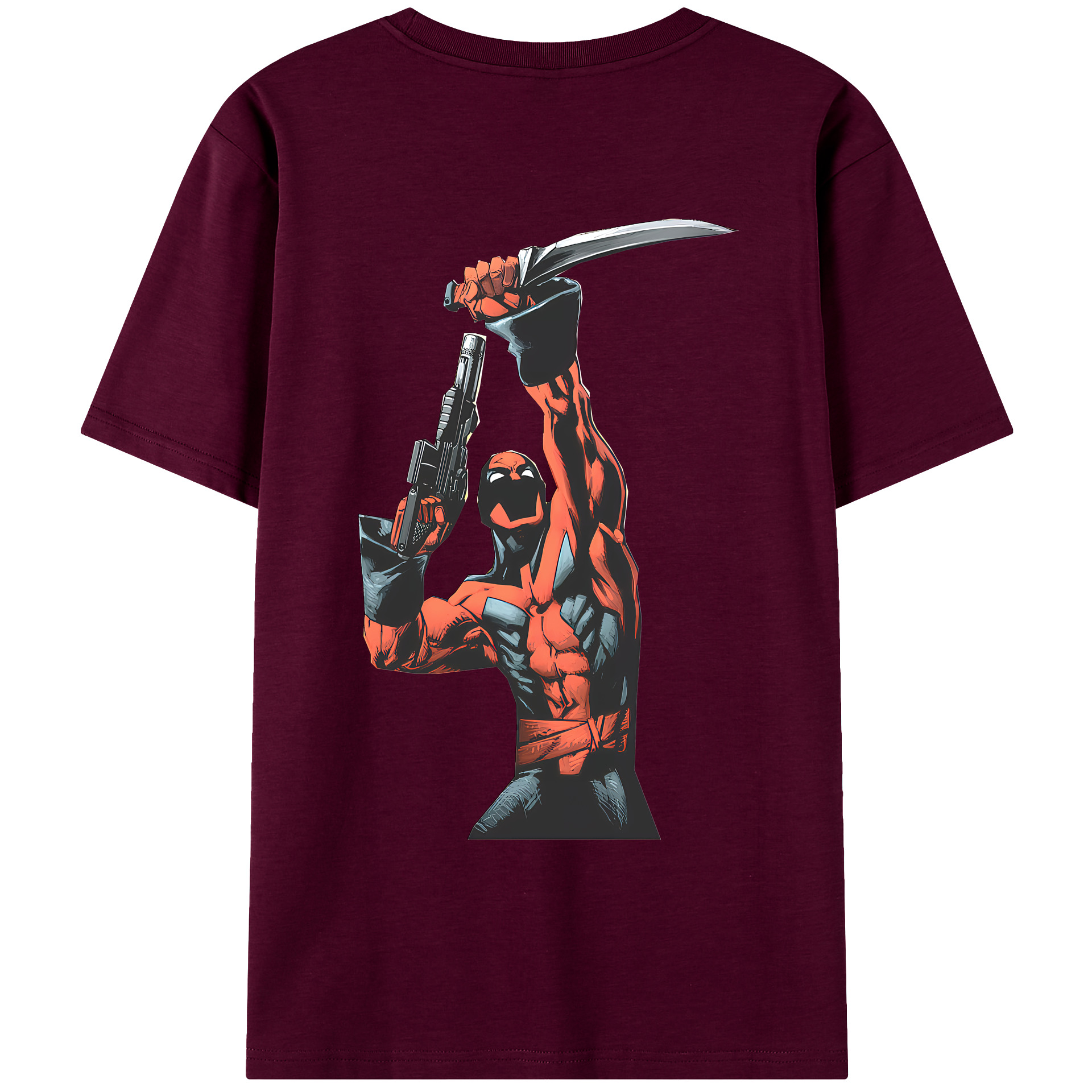（画像用） Deadpool デッドプール レディース半袖Tシャツ(バックプリント)